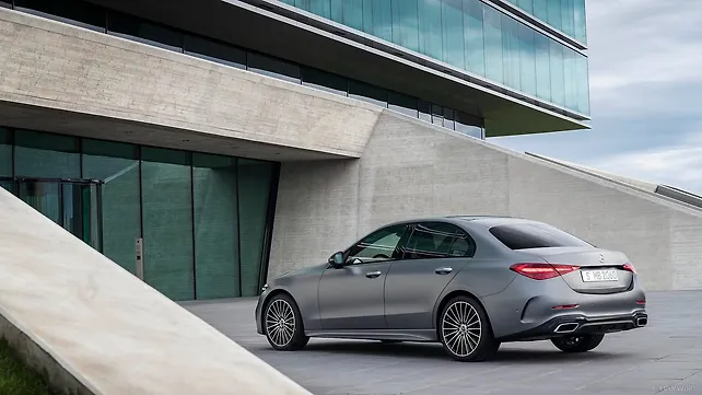Mercedes-Benz New C-Class Left Rear Three Quarter Mercedes-Benz New C-Class Left Rear Three Quarter