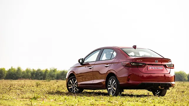 Honda City eHEV Left Rear Three Quarter Honda City eHEV Left Rear Three Quarter