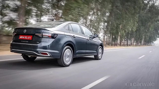 Volkswagen Virtus Задний правый три четверти Правая задняя три четверти