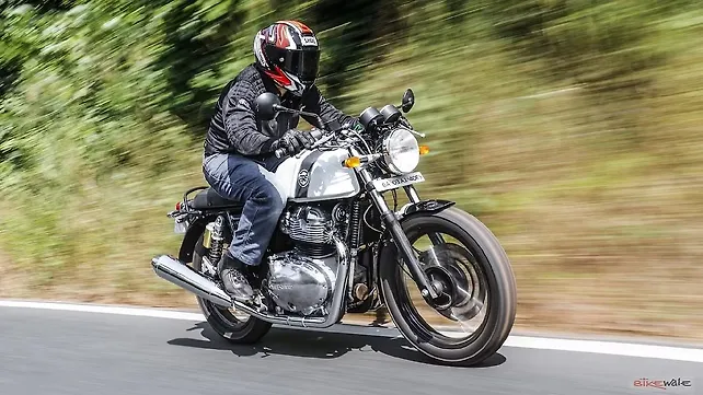 Royal Enfield Interceptor 650 action