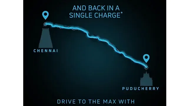 Tata Nexon EV Max, вид спереди Tata Nexon EV Max, вид спереди