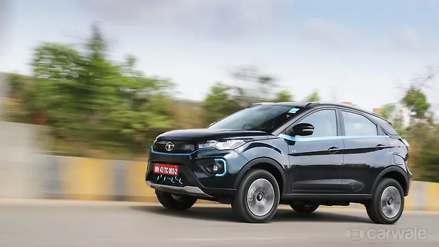 Tata Nexon EV Max Left Front Three Quarter Left Front Three Quarter