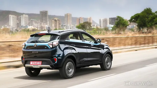 Tata Nexon EV Max Left Rear Three Quarter Left Rear Three Quarter