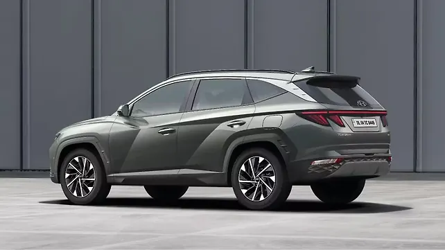 Hyundai New Tucson Left Rear Three Quarter Hyundai New Tucson Left Rear Three Quarter