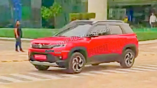Maruti Suzuki 2022 Vitara Brezza Left Side View Maruti Suzuki 2022 Vitara Brezza Left Side View