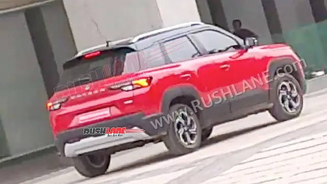Maruti Suzuki 2022 Vitara Brezza Right Rear Three Quarter Maruti Suzuki 2022 Vitara Brezza Right Rear Three Quarter