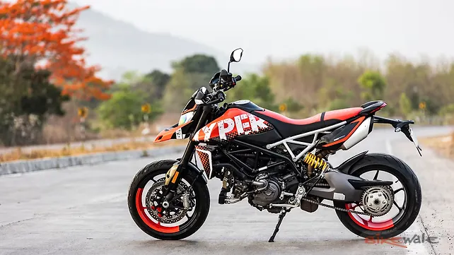 Ducati Hypermotard 950 Left Side View Ducati Hypermotard 950 Left Side View