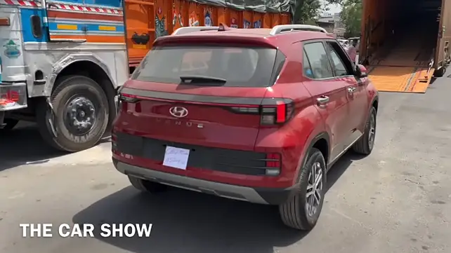 Hyundai Venue Facelift Right Rear Three Quarter