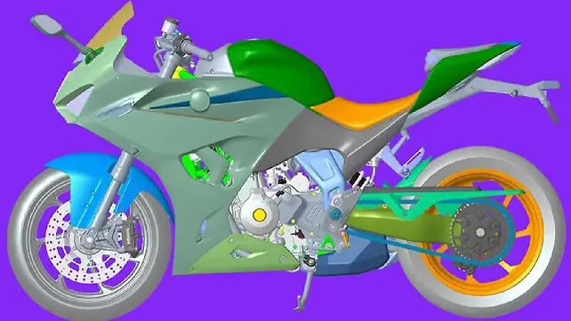 Benelli TNT R Left Side View Benelli TNT R Left Side View