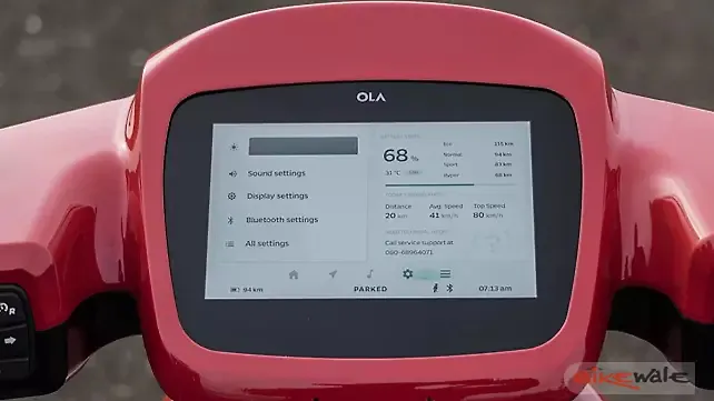 OLA S1 Pro TFT / Instrument Cluster OLA S1 Pro TFT / Instrument Cluster