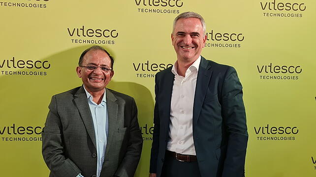 Left - Anurag Garg, Managing Director & Country Head, Vitesco Technologies India; Right - Klaus Hau, Member of the Executive Board, Vitesco Technologies