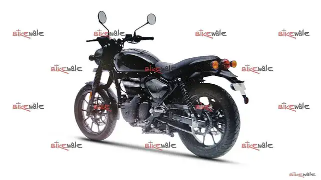 Royal Enfield Hunter 350 Left Rear Three Quarter Royal Enfield Hunter 350 Left Rear Three Quarter