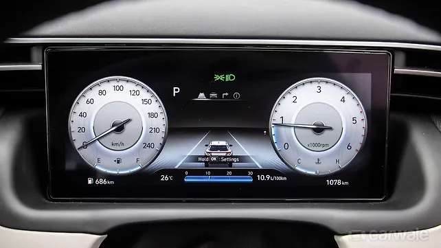 2022 Hyundai Tucson Diesel AT AWD First Drive Review 3 Instrument Cluster