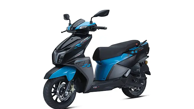 TVS Ntorq 125 Race Edition In Blue Colour TVS Ntorq 125 Race Edition In Blue Colour