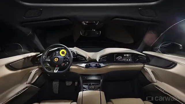 Приборная панель внедорожника Ferrari Purosangue Приборная панель внедорожника Ferrari Purosangue