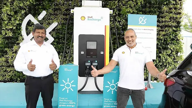 Shell Recharge  Electric car charging