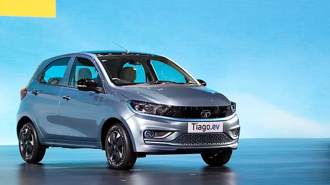 Tata Tiago EV Right Front Three Quarter