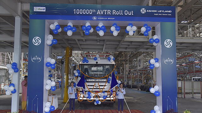 100,000th unit of AVTR Ashok Leyland