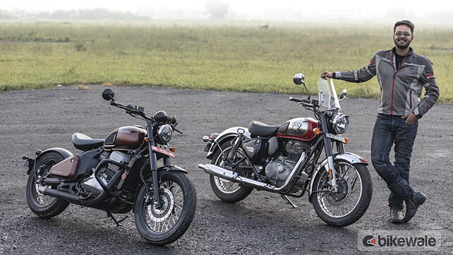 jawa 42 and hunter 350