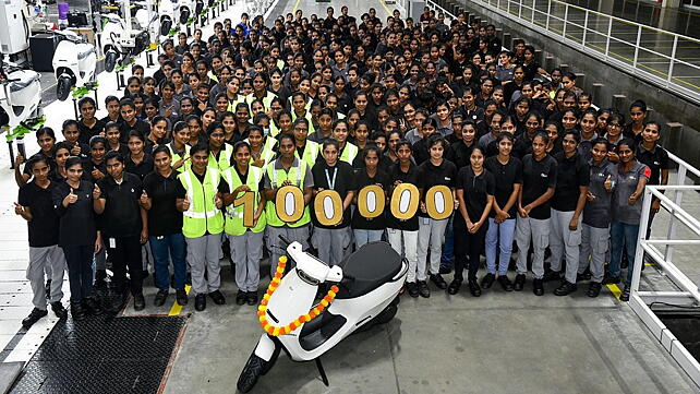 100,000th Ola electric scooter