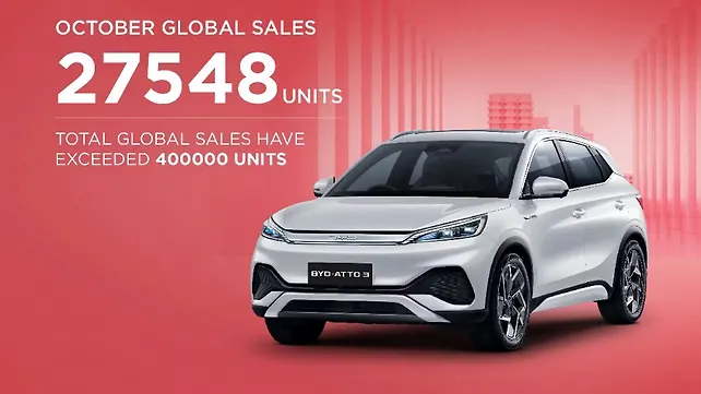 BYD Atto 3 October sales