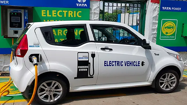 An EV Being Charged An EV Being Charged