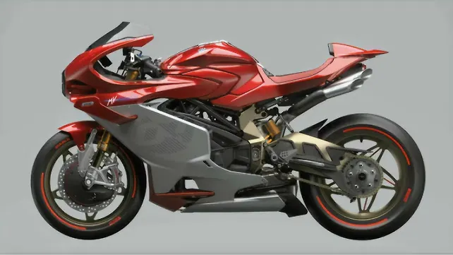 MV Agusta Left Side View MV Agusta Left Side View