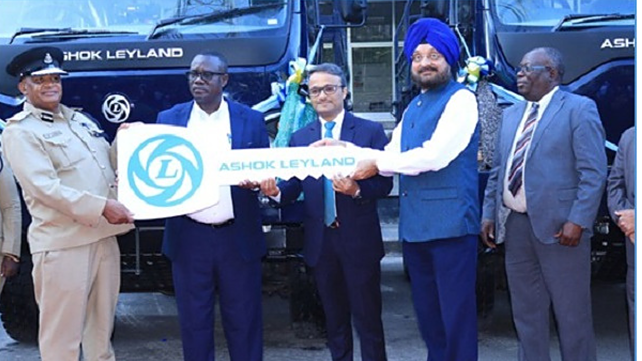 Ashok Leyland Trucks Hanover To Tanzania Police
