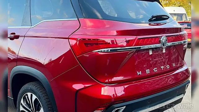 MG Hector Facelift Left Rear Three Quarter MG Hector Facelift Left Rear Three Quarter