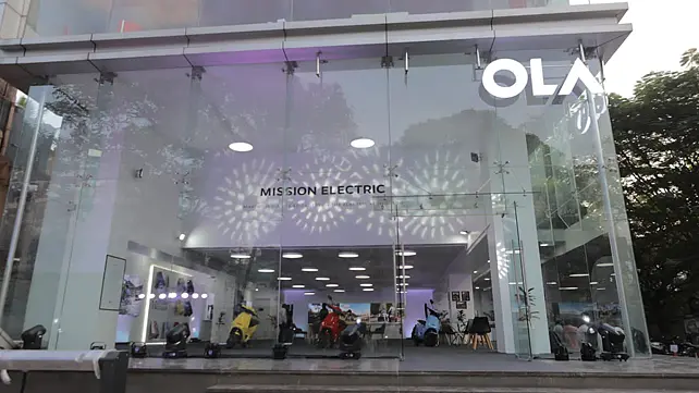 Recently opened Ola Electric Experience Zone In India