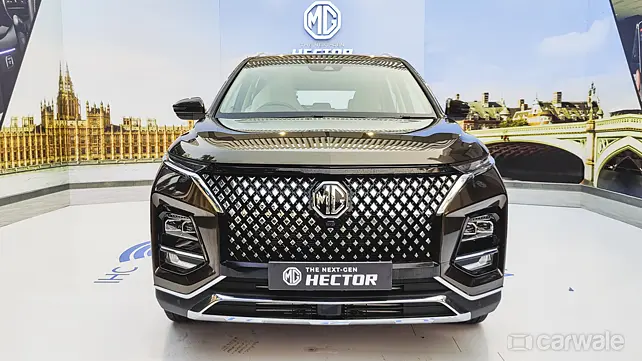 MG Hector Facelift Front View Front View
