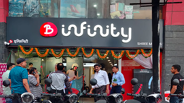 A Bounce Infinity Dealership in India