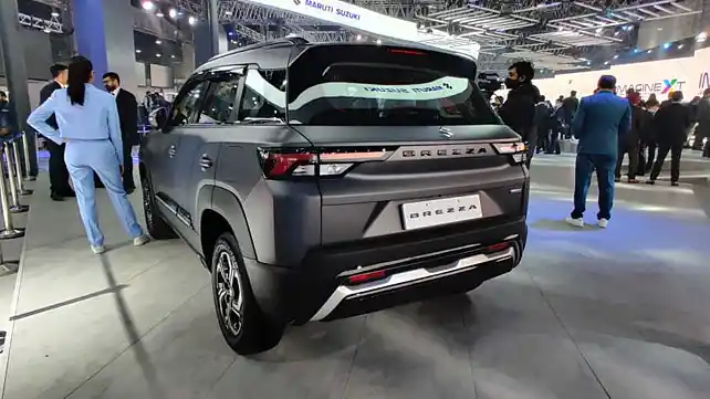 Maruti Suzuki Brezza Left Rear Three Quarter Maruti Suzuki Brezza Left Rear Three Quarter