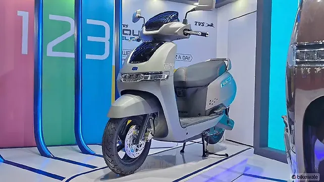 TVS iQube Left Side View