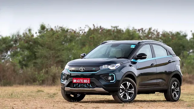 Tata Nexon EV Max Left Front Three Quarter