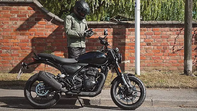Royal Enfield Himalayan 450 Right Side View Royal Enfield Himalayan 450 Right Side View