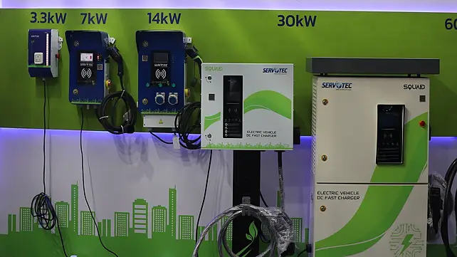 Servotech EV charger range.