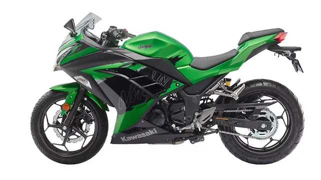 Kawasaki Ninja 300 Left Side View