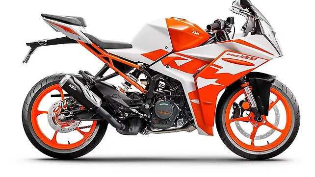 KTM RC 125 Right Side View KTM RC 125 Right Side View