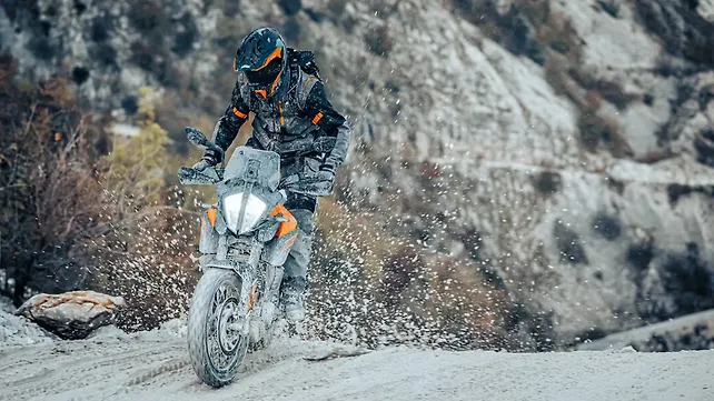 KTM 390 Adventure Front View KTM 390 Adventure Front View