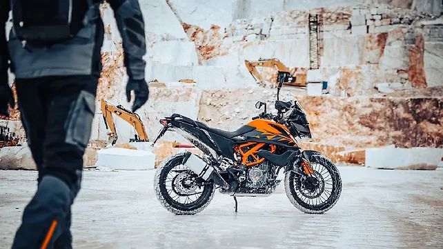 KTM 390 Adventure Right Side View KTM 390 Adventure Right Side View