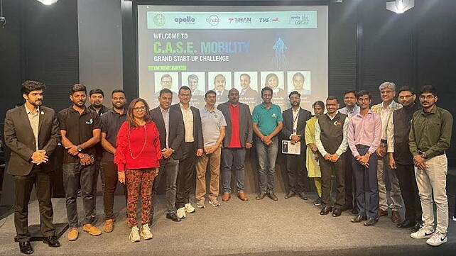 Start-up founders at the CASE Mobility Grand Start-up Challenge
