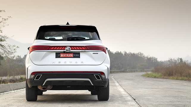 MG Hector Rear View