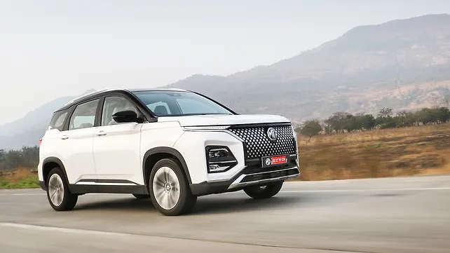 MG Hector Right Front Three Quarter MG Hector Right Front Three Quarter