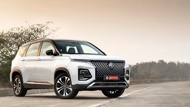 MG Hector Right Front Three Quarter MG Hector Right Front Three Quarter