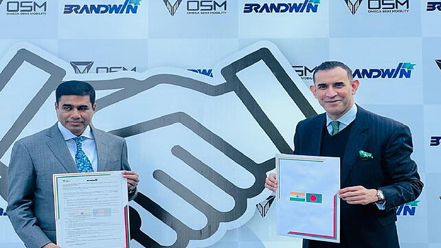 MoU signing between Omega Seiki Mobility and Brandwin group