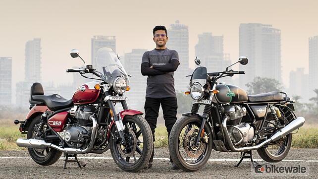 Triumph bonneville vs royal enfield deals interceptor