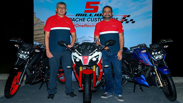 TVS Apache series offers performance-led motorcycles across two categories - Naked and Super Sport