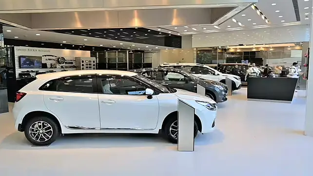 A car dealership A car dealership