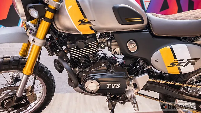 TVS Ronin Engine From Left